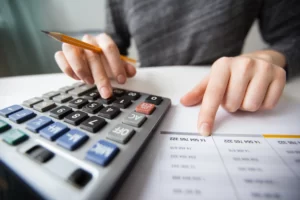 Close up of an accounting workflow that requires automation